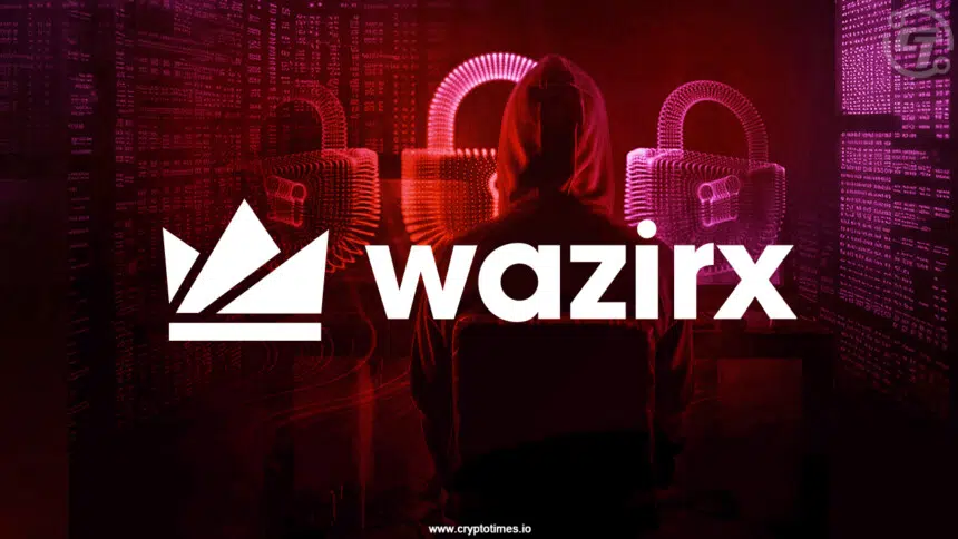 WazirX logo with security lock symbol