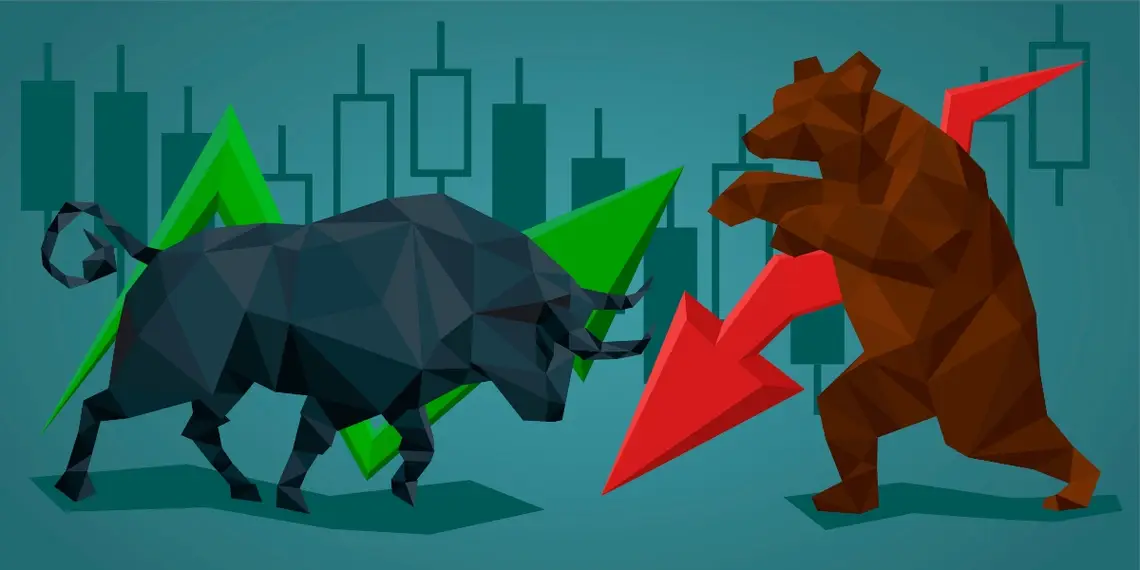 Bull and bear markets: Understanding the differences in stock prices, investor behavior, and economic indicators.