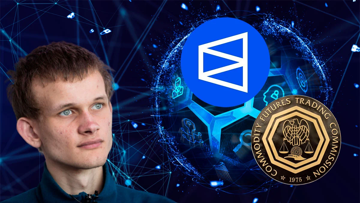 Vitalik Buterin defending Polymarket, a decentralized prediction market, amidst regulatory scrutiny by the CFTC.