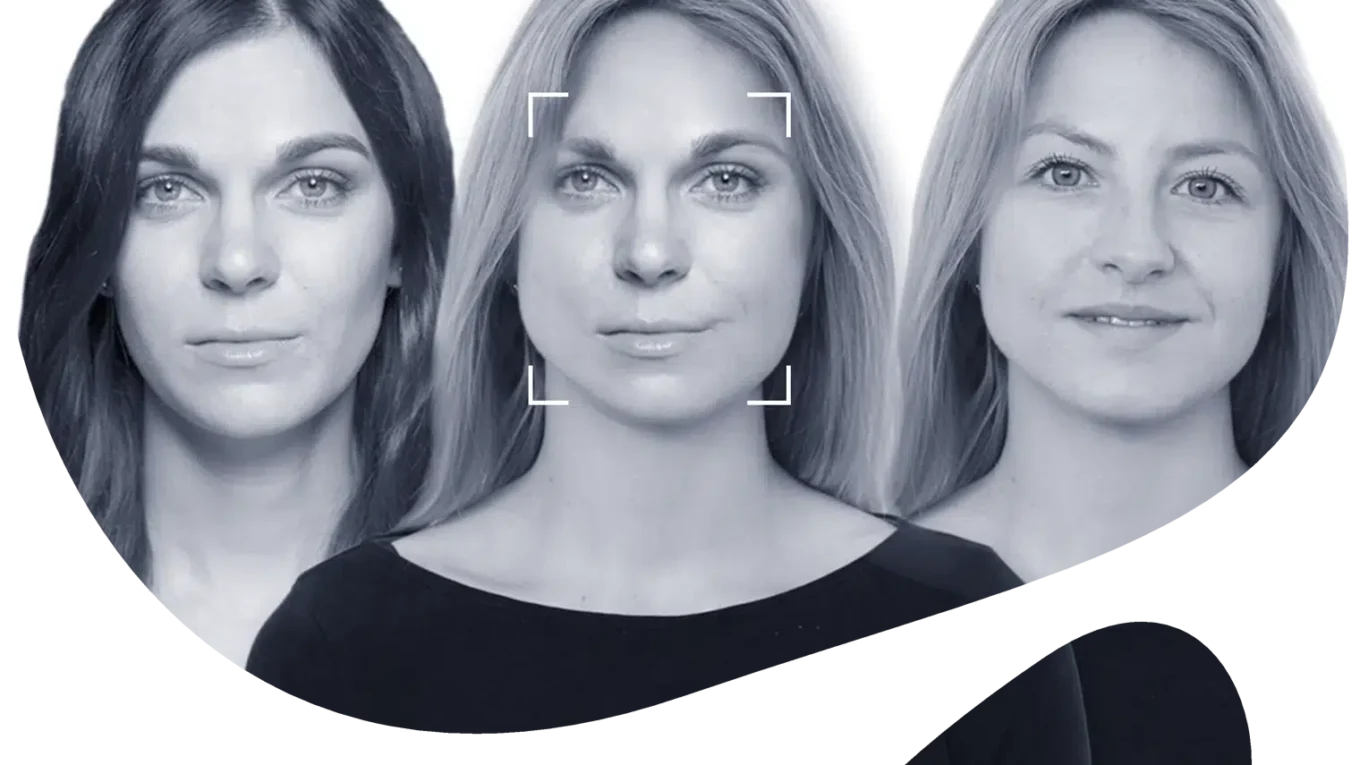 Comparison of a real and deepfake video showing differences in facial expressions and lighting.