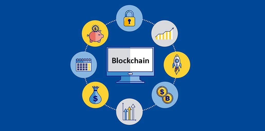 Blockchain technology enhancing digital advertising with transparency and security.