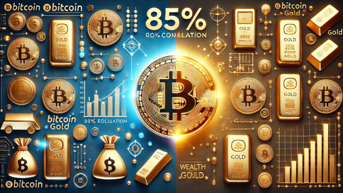 Bitcoin And Gold Share 85% Correlation – What Sets Them Apart?