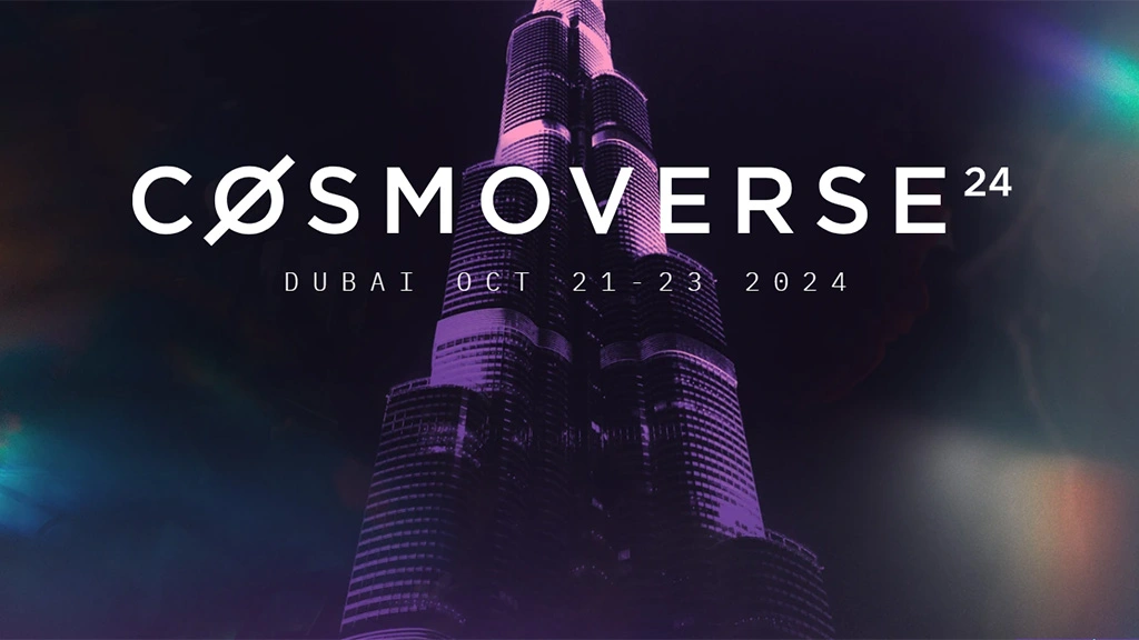 Cosmoverse 2024 blockchain conference in Dubai discussing blockchain innovation and Cosmos ecosystem.